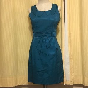 Modcloth Sleeveless Wiggle Dress in Dark Blue